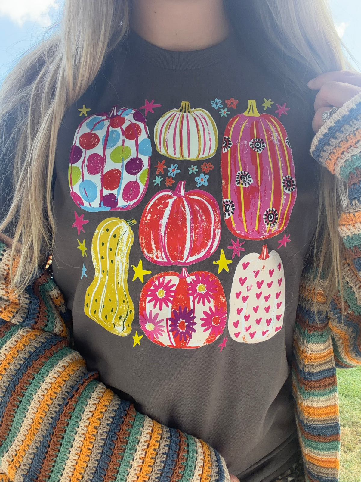 Bright Pumpkins Tee