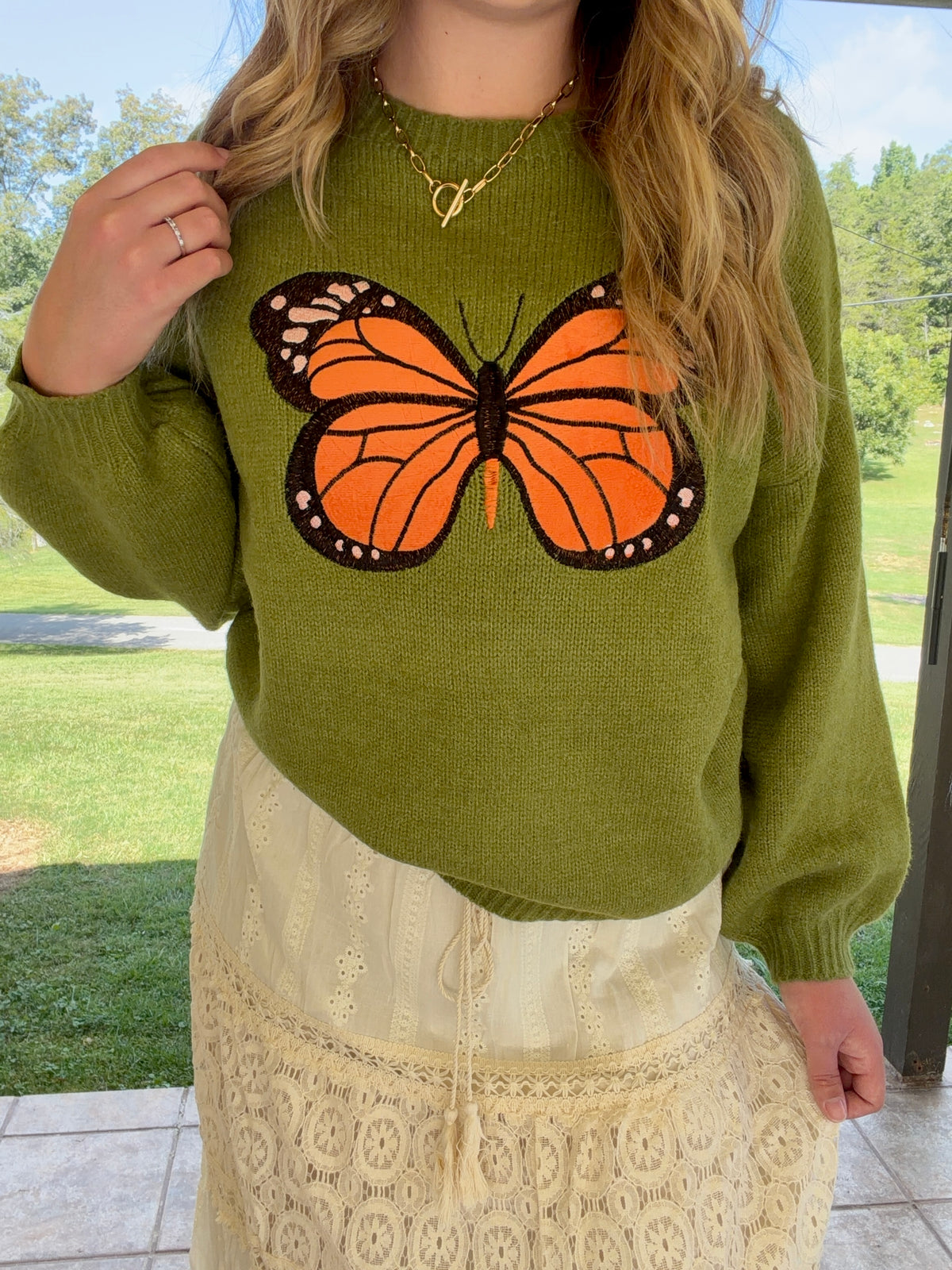 Autumn Flutters Sweater