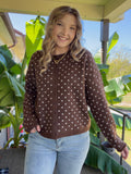 Chocolate Drop Cardigan