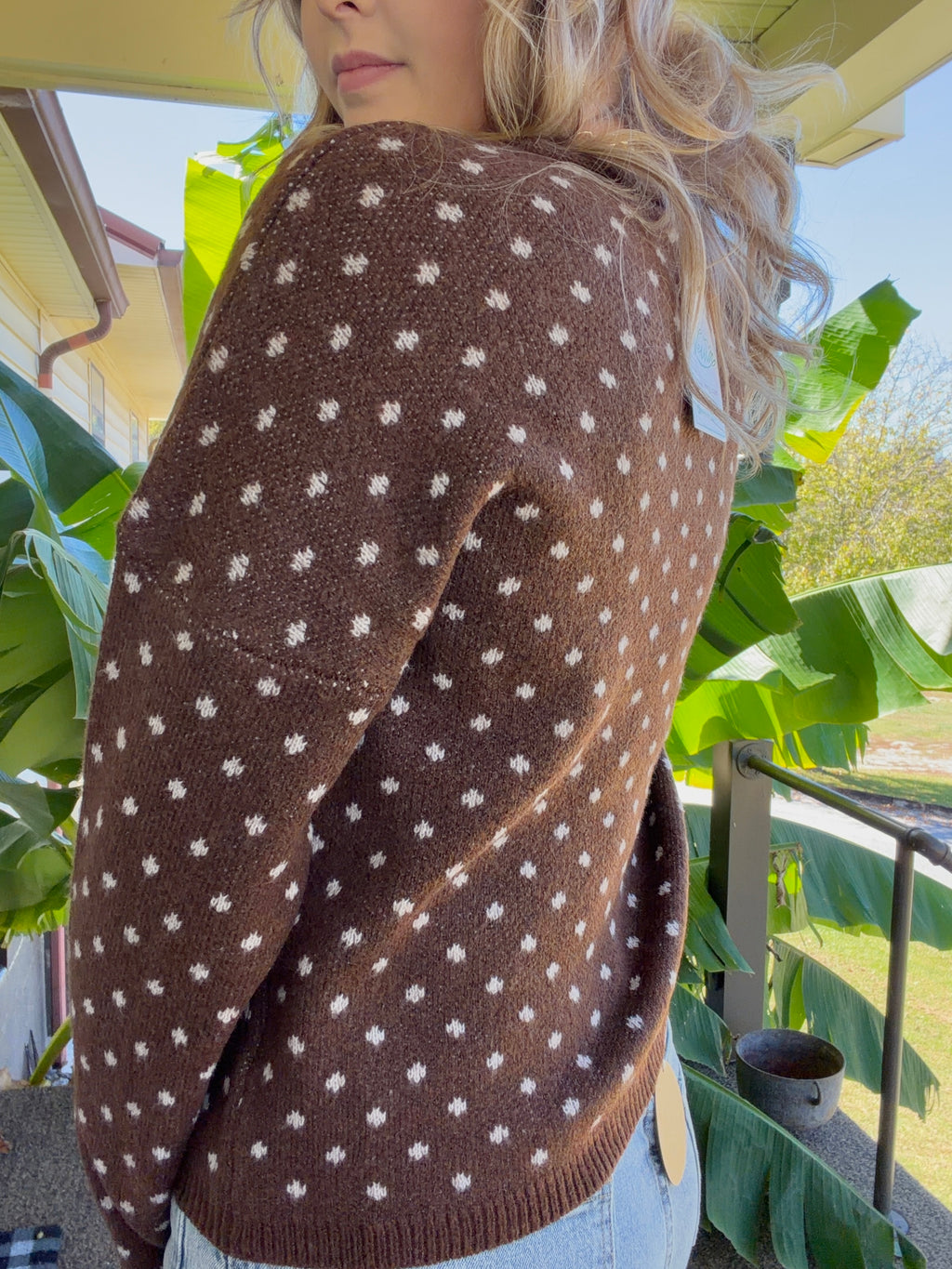 Chocolate Drop Cardigan