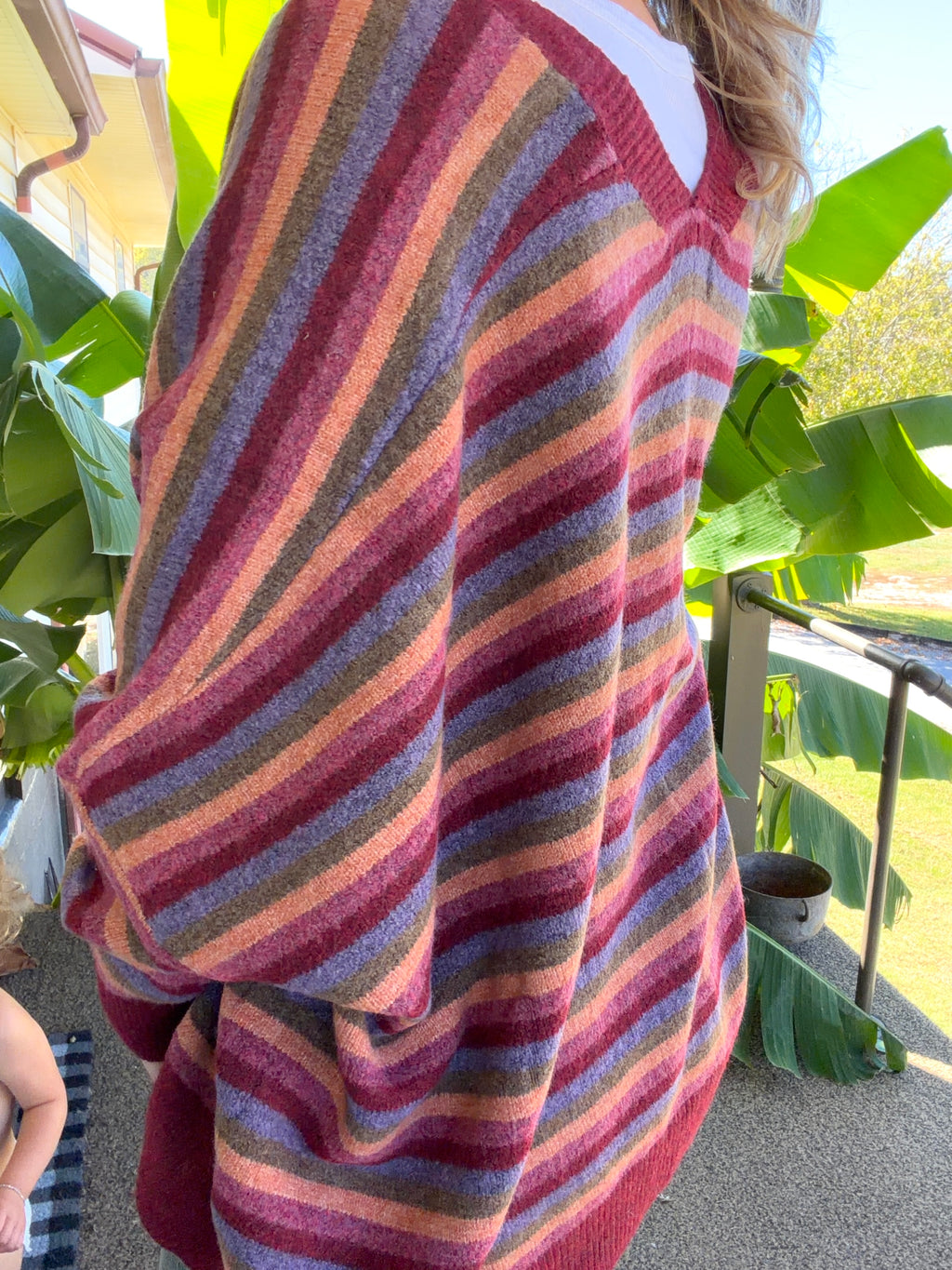 Cozy in Cranberry Sweater