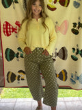 Sage Polka Pants